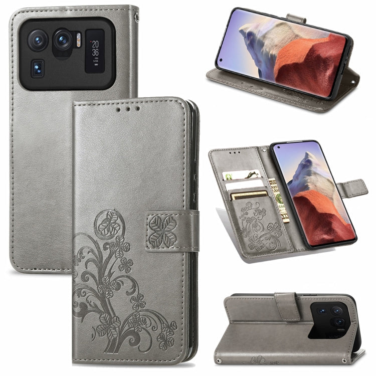Custodia in pelle con protezione per telefono cellulare con fibbia in rilievo con chiusura a quattro foglie con cordino e slot per schede e portafoglio e funzione staffa, For Samsung Galaxy A22 5G, For Samsung Galaxy A22 4G, For Samsung Galaxy F62/M62 ...