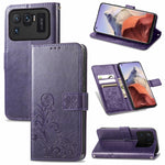 Custodia in pelle con protezione per telefono cellulare con fibbia in rilievo con chiusura a quattro foglie con cordino e slot per schede e portafoglio e funzione staffa, For Samsung Galaxy A22 5G, For Samsung Galaxy A22 4G, For Samsung Galaxy F62/M62 ...