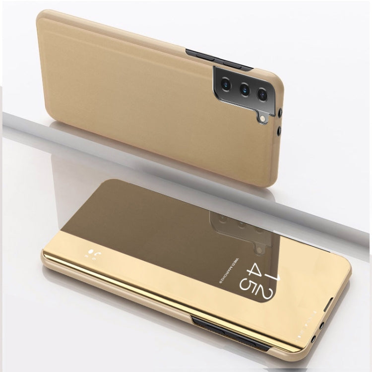 Custodia in pelle flip orizzontale placcata a specchio con supporto, For Samsung Galaxy S21 FE, For Samsung Galaxy A82 5G, For Samsung Galaxy A82 5G / Quantum 2