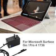 Caricabatterie adattatore CA 24 W 15 V 1,6 A per Microsoft Surface Go/Pro 4 1736, presa americana