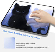 Tappetino per mouse da gioco E-sport antiscivolo Cartoon Cat