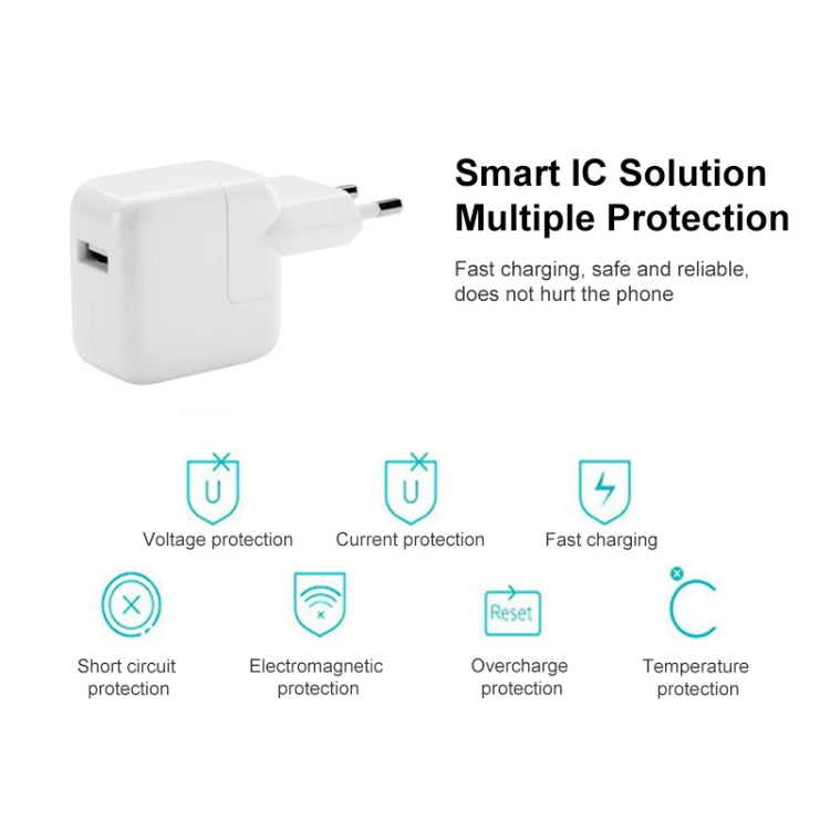 Caricabatterie USB 12W per iPhone e iPad
