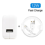 Caricatore USB 12W con cavo per iPhone/iPad