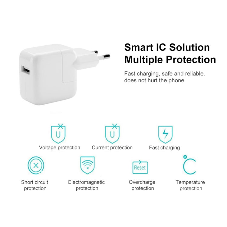 Caricatore USB 12W con cavo per iPhone e iPad