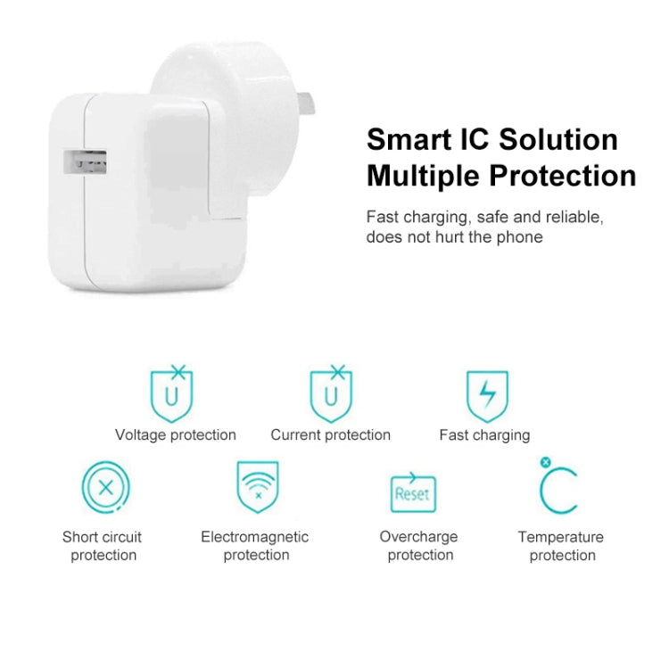 Caricatore USB 12W con cavo per iPhone e iPad