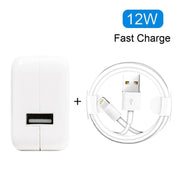 Caricatore USB 12W con cavo per iPhone/iPad