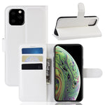 Litchi Skin Custodia per cellulare con supporto per portafoglio in pelle PU per iPhone XI (2019)