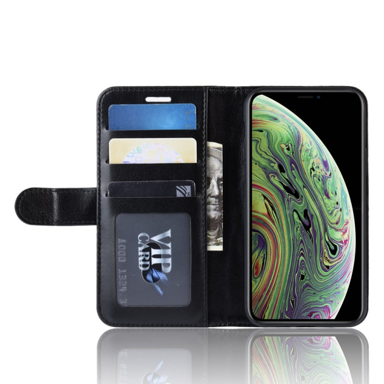 Custodia per cellulare con supporto in pelle PU Crazy Horse con portafoglio per iPhone XI (2019)