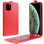 Custodia protettiva in pelle con flip verticale Crazy Horse per iPhone XI (2019)
