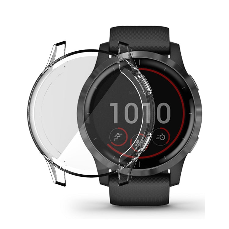 ENKAY Hat-Prince Custodia morbida in TPU trasparente a copertura totale, For Garmin Venu 2 45mm / Vivoactive 4 45mm, For Garmin Venu 2S 40mm / Vivoactive 4S 40mm, For OnePlus Watch, For Motorola Moto 360 (3rd gen)