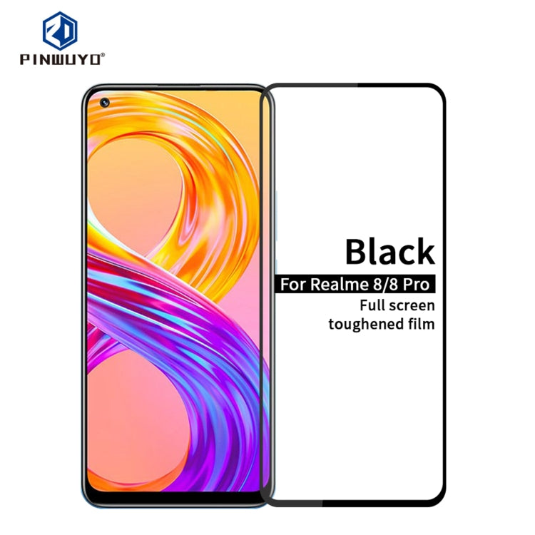 Pellicola in vetro temperato a schermo intero PINWUYO 9H 2.5D, For Realme 8 / 8 Pro, For OPPO K9, For Asus Zenfone 8 / ZS590KS, For Motorola Moto G20