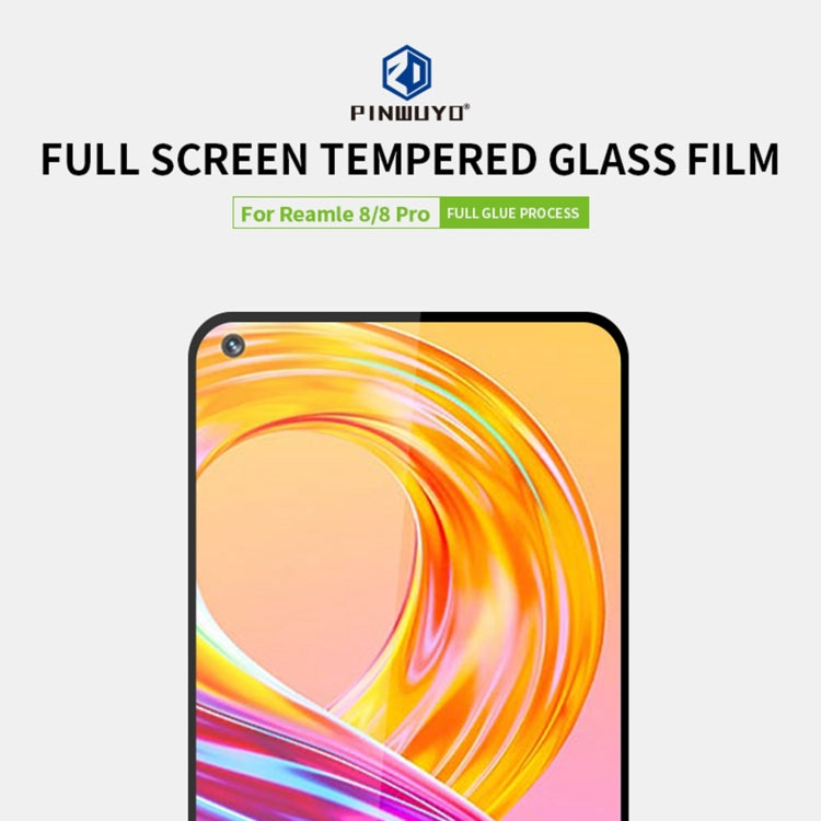 Pellicola in vetro temperato a schermo intero PINWUYO 9H 2.5D, For Realme 8 / 8 Pro, For OPPO K9, For Asus Zenfone 8 / ZS590KS, For Motorola Moto G20