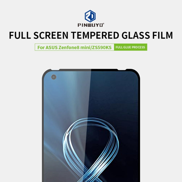 Pellicola in vetro temperato a schermo intero PINWUYO 9H 2.5D, For Asus Zenfone 8 mini / ZS590KS, For Asus Zenfone 8 Flip / ZS672KS, For Nokia X10 / X20