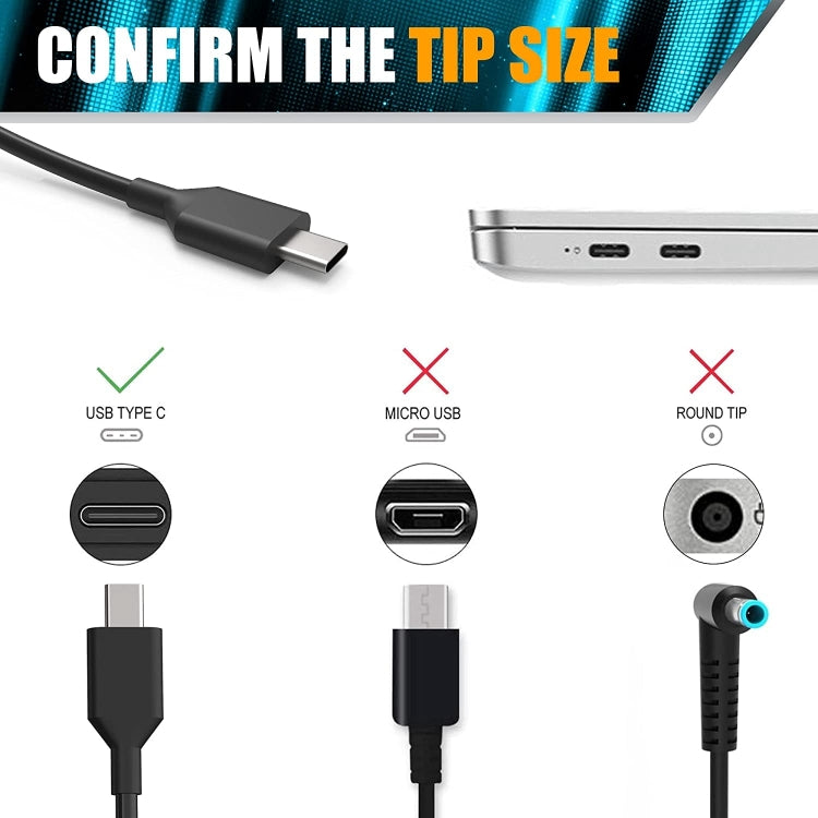 Adattatore alimentazione USB-C 65W per notebook Huawei