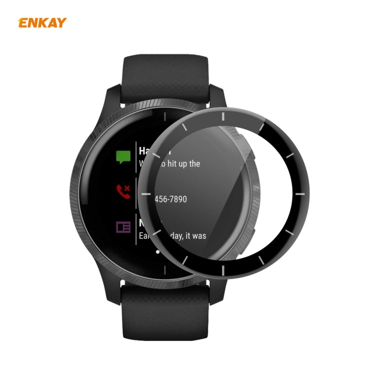 ENKAY Hat-Prince 3D Full Screen Soft PC Edge + Pellicola proteggi schermo PMMA HD, For Garmin Venu 2S / Vivoactive 4S 40mm (1 PC), For Redmi Watch (1 PCS), For Huawei B6 (1 PCS), For Venu 2 / Vivoactive 4 45mm (1 PCS)                                   ...