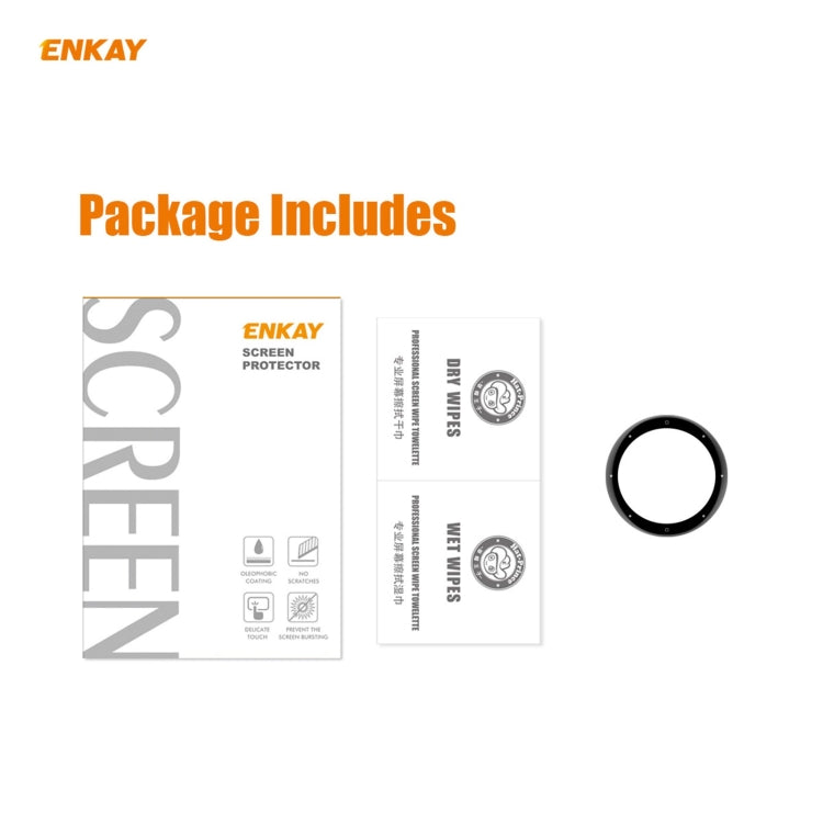 ENKAY Hat-Prince 3D Full Screen Soft PC Edge + Pellicola proteggi schermo PMMA HD, For Garmin Venu 2S / Vivoactive 4S 40mm (1 PC), For Redmi Watch (1 PCS), For Huawei B6 (1 PCS), For Venu 2 / Vivoactive 4 45mm (1 PCS)                                   ...