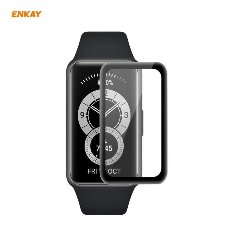 ENKAY Hat-Prince 3D Full Screen Soft PC Edge + Pellicola proteggi schermo PMMA HD, For Garmin Venu 2S / Vivoactive 4S 40mm (1 PC), For Redmi Watch (1 PCS), For Huawei B6 (1 PCS), For Venu 2 / Vivoactive 4 45mm (1 PCS)                                   ...