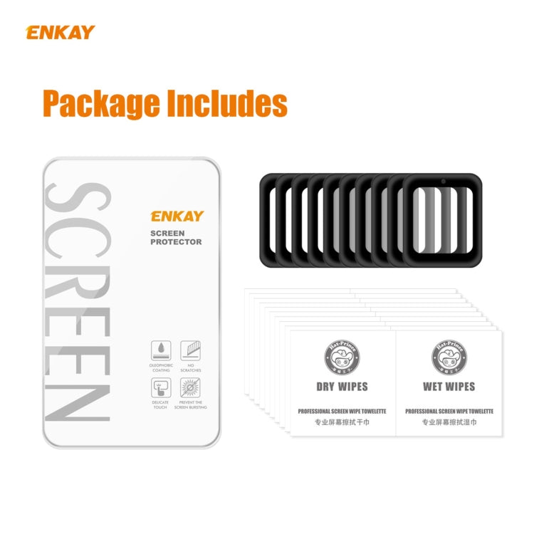 10 PZ ENKAY Hat-Prince 3D Full Screen Soft PC Edge + PMMA HD Screen Protector Film, For Redmi Watch (10 PCS), For Huawei B6 (10 PCS), For Venu 2 / Vivoactive 4 45mm (10 PCS), For Garmin Venu 2S / Vivoactive 4S 40mm (10 PCS)                             ...
