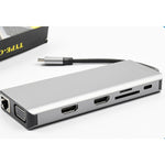 Docking station multifunzione per notebook WS-04 12 in 1 di tipo C, 12 in 1