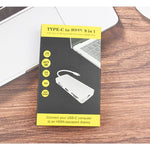 Hub USB-C 9 in 1 con HDMI 4K, RJ45, VGA, SD, TF, audio e USB 3.0