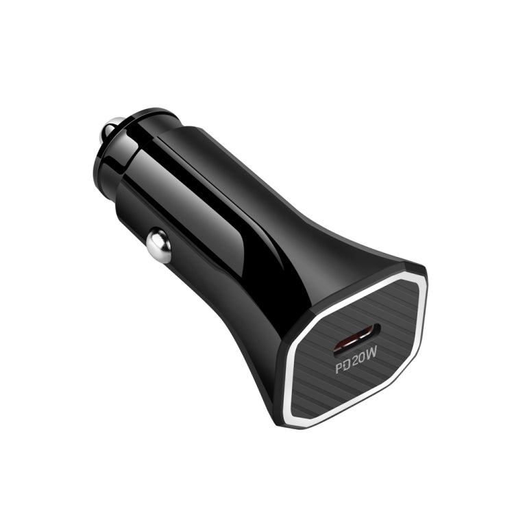 YS-2 PD 20W Caricabatterie rapido per auto con interfaccia USB-C / Type-C per iPhone Series / iPad Series