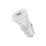 YS-2 PD 20W Caricabatterie rapido per auto con interfaccia USB-C / Type-C per iPhone Series / iPad Series