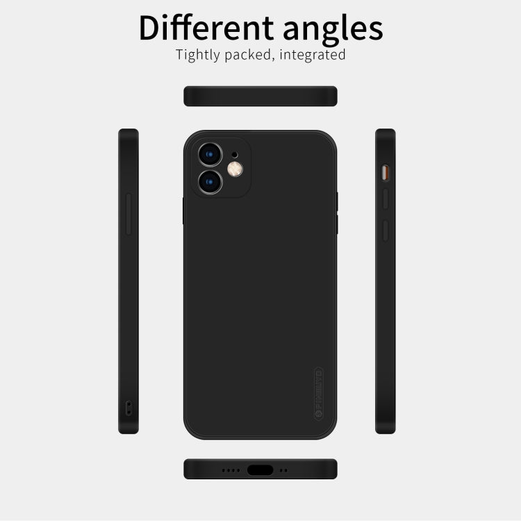 Custodia antiurto in TPU in silicone liquido serie Touching PINWUYO, For iPhone 12 mini, For iPhone 12, For iPhone 12 Pro, For iPhone 12 Pro Max