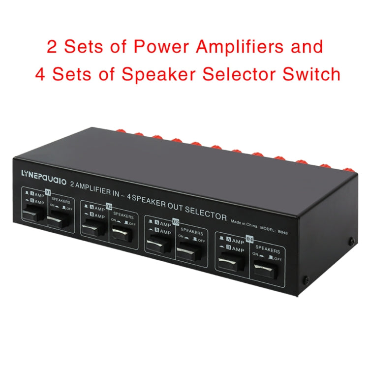 Splitter amplificatore 2 in 4 uscite 300W senza perdita audio