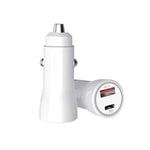 P21 Portable PD 20W + QC 3.0 18W Caricabatterie per auto veloce a doppia porta, P21 Car Charger