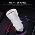 P21 Portable PD 20W + QC 3.0 18W Caricabatterie per auto veloce a doppia porta, P21 Car Charger