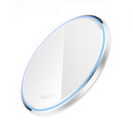 WX-70 Caricabatterie wireless ultrasottile da 15 W Caricabatterie wireless a specchio per telefono cellulare, 15W