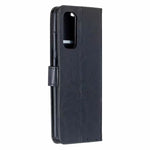 Per Samsung Galaxy S21 Custodia in pelle a conchiglia orizzontale Crazy Horse Texture con supporto e slot per schede e portafoglio e cornice per foto