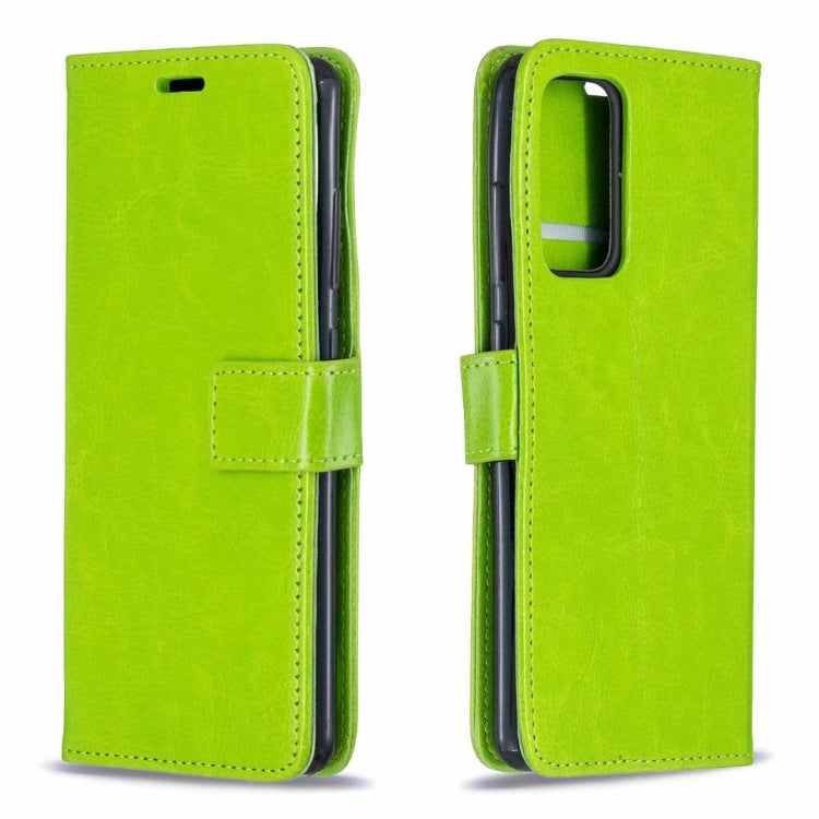 Per Samsung Galaxy S21 Ultra Crazy Horse Texture Custodia in pelle a vibrazione orizzontale con supporto e slot per schede e portafoglio e cornice per foto, For Galaxy S21 Ultra