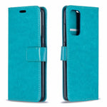 Per Samsung Galaxy S21 Ultra Crazy Horse Texture Custodia in pelle a vibrazione orizzontale con supporto e slot per schede e portafoglio e cornice per foto, For Galaxy S21 Ultra