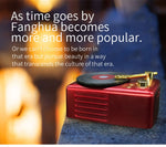 Altoparlante Bluetooth Retrò T12 Rosso con Radio FM