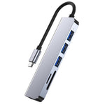 Docking station 6 in 1 USB-C con HDMI e lettore SD/TF