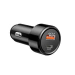 TE-P31 PD 20W USB-C / Type-C + QC3.0 18W Caricabatteria da auto veloce USB