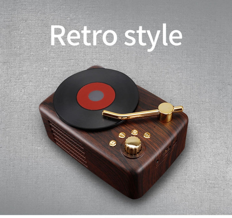 Stile retrò, antenna ricevente FM ad alta sensibilità incorporata, viaggio a lungo termine, T12 (Black)