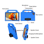 Custodia protettiva antiurto con custodia antiurto in EVA serie Diamond con supporto e cinturino, For Galaxy Tab A7 Lite T220 / T225, For Galaxy Tab A 8.0 T290 / T295 2019, For Galaxy Tab A 8.4 T307/T307U 2020