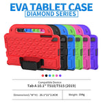 Custodia protettiva antiurto con custodia antiurto in EVA serie Diamond con supporto e cinturino, For Samsung Galaxy Tab A 10.1 2019 T510/T515