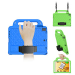 Custodia protettiva antiurto con custodia antiurto in EVA serie Diamond con supporto e cinturino, For iPad Air / Air 2 / Pro 9.7 / 9.7 2017/ 2018