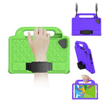Guscio protettivo per maniche piatte portatili in EVA Diamond Series EVA con staffa / cinturino, For Huawei MediaPad M5 Lite 8.4 inch, For Huawei MediaPad T3 Lite 8.0 inch