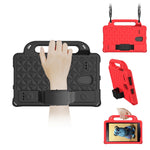 Custodia protettiva antiurto con custodia antiurto in EVA serie Diamond con supporto e cinturino, For Galaxy Tab A 8.0 T380/385/T387, For Galaxy Tab 4 8.0 T330/T331/T377