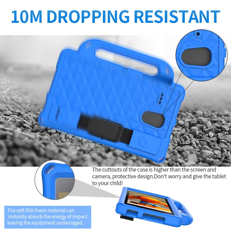 Custodia protettiva antiurto con custodia antiurto in EVA serie Diamond con supporto e cinturino, For Galaxy Tab A 8.0 T380/385/T387, For Galaxy Tab 4 8.0 T330/T331/T377