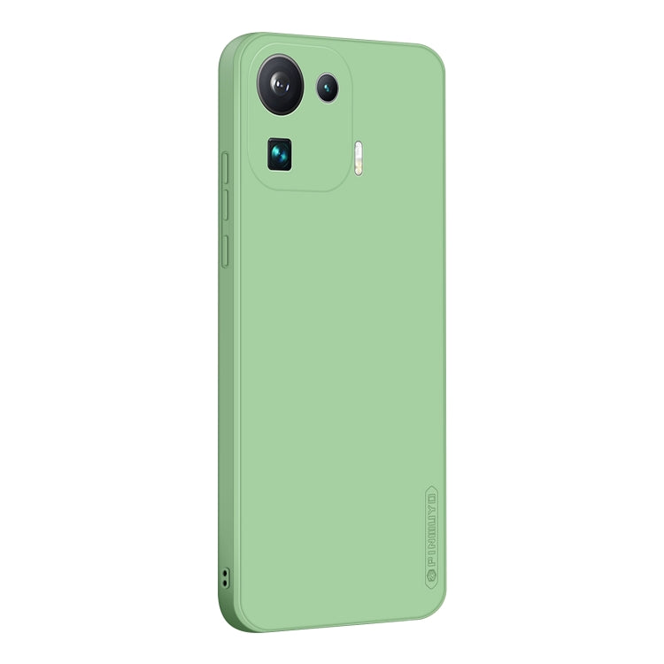 Custodia antiurto in TPU in silicone liquido serie Touching PINWUYO, For OnePlus 9, For OnePlus 9 Pro, For Xiaomi Mi 11 Pro