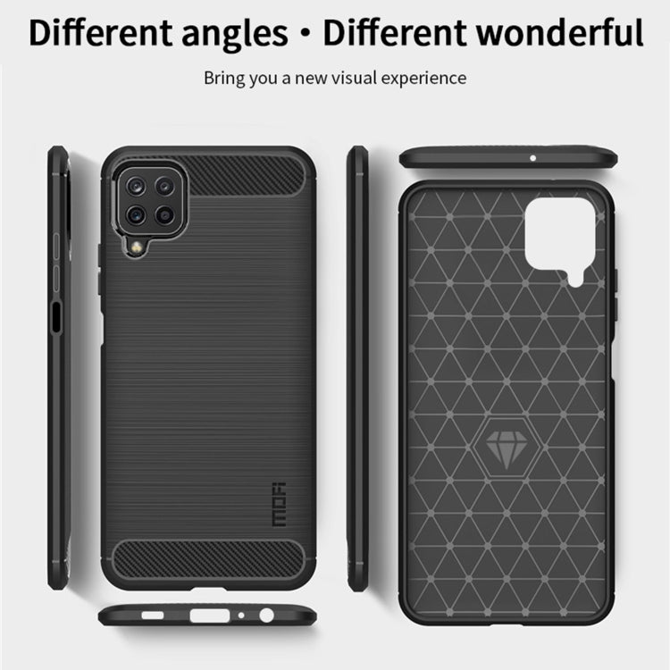 Custodia morbida in TPU in fibra di carbonio con trama spazzolata serie MOFI Gentleness, For Samsung Galaxy A22 4G, For Nokia G10 / G20 / 6.3, For Google Pixel 6
