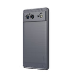 Custodia morbida in TPU in fibra di carbonio con trama spazzolata serie MOFI Gentleness, For Samsung Galaxy A22 4G, For Nokia G10 / G20 / 6.3, For Google Pixel 6