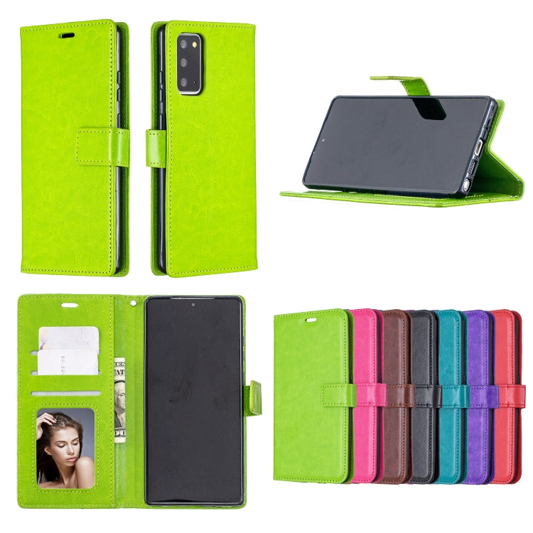 Per Samsung Galaxy S21 FE Crazy Horse Texture Custodia in pelle a vibrazione orizzontale con supporto e slot per schede e portafoglio e cornice per foto, For Galaxy S21 FE