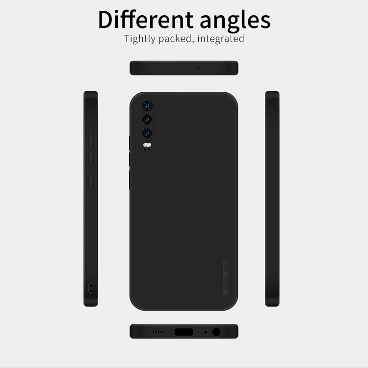Custodia per cellulare in TPU in silicone liquido serie PINWUYO Sense, For Huawei P30, For Huawei P30 Pro, For Huawei P30 lite / Nova 4e, For Huawei P40, For Huawei P40 Pro, For Huawei Mate 30, For Huawei Mate 30 Pro, For Huawei Mate 40