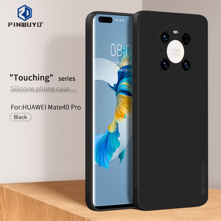 Custodia per cellulare in TPU in silicone liquido serie PINWUYO Sense, For Huawei Mate 40 Pro, For Huawei Mate 40 Pro+